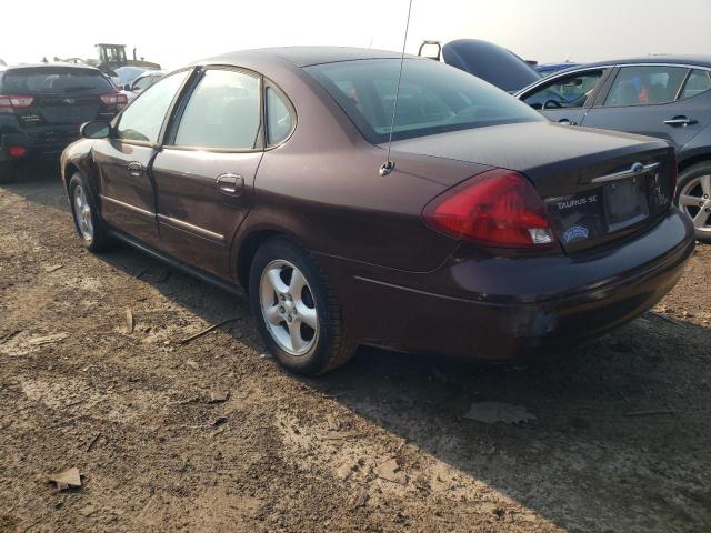 1FAHP53U71A107185 - 2001 FORD TAURUS SE BURGUNDY photo 2