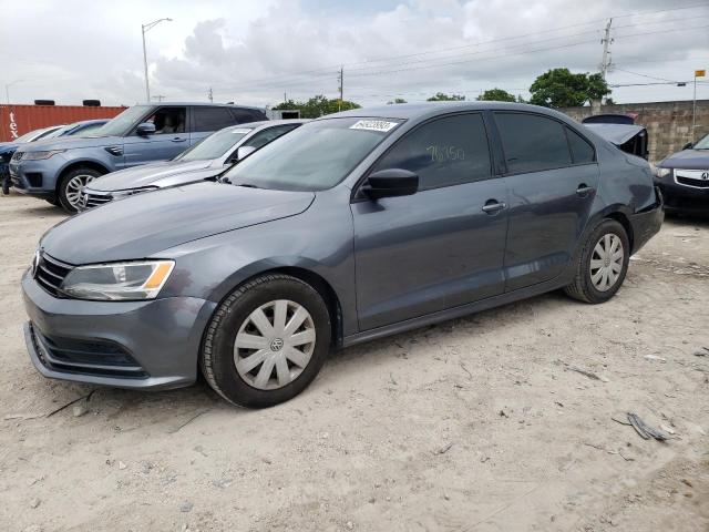 3VW2K7AJ1FM264866 - 2015 VOLKSWAGEN JETTA BASE 灰色 照片 1