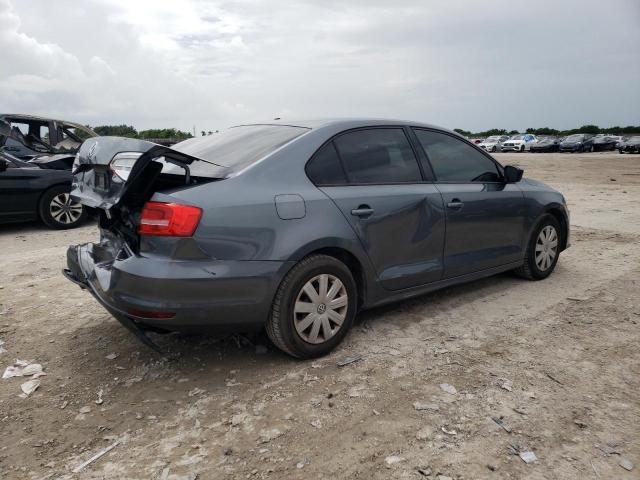 3VW2K7AJ1FM264866 - 2015 VOLKSWAGEN JETTA BASE 灰色 照片 3