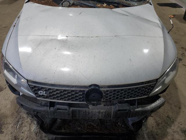 3VW5T7AJ3DM284219 - 2013 VOLKSWAGEN JETTA GLI Сріблястий фото 11