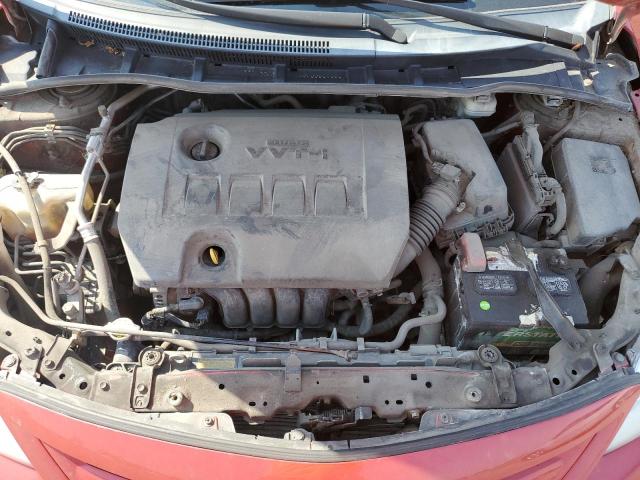 2T1BU4EE0BC730380 - 2011 TOYOTA COROLLA BASE 红色 照片 11