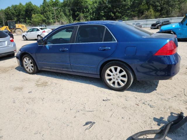 1HGCM66556A071416 - 2006 HONDA ACCORD EX BLUE photo 2