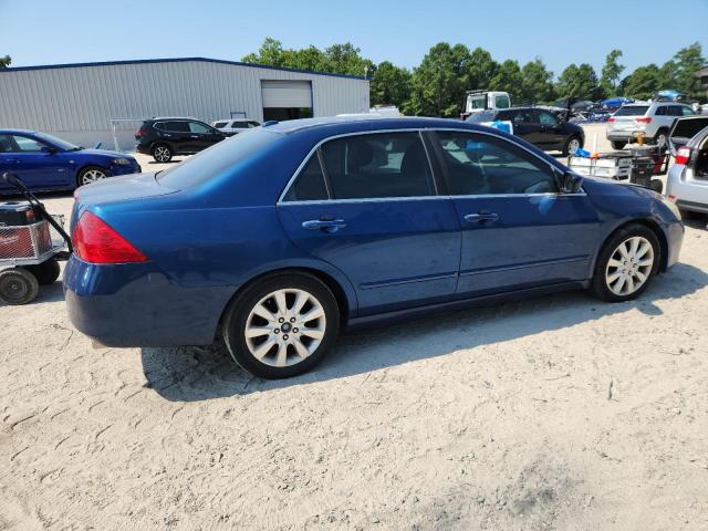 1HGCM66556A071416 - 2006 HONDA ACCORD EX BLUE photo 3