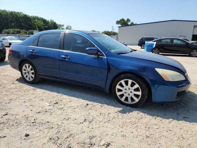 1HGCM66556A071416 - 2006 HONDA ACCORD EX BLUE photo 4