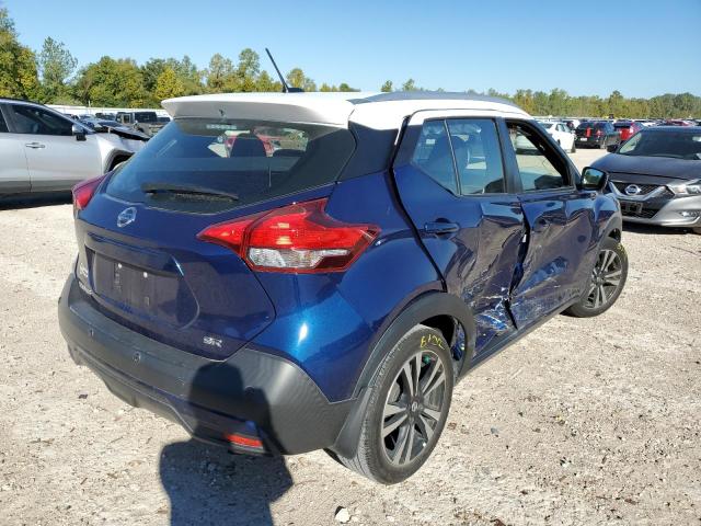 3N1CP5DV5LL533189 - 2020 NISSAN KICKS SR BLUE photo 4