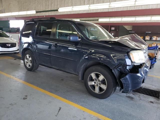 5FNYF48649B013494 - 2009 HONDA PILOT EXL BLUE photo 4