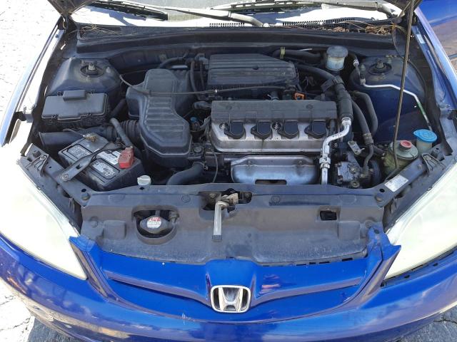 2HGES16324H599719 - 2004 HONDA CIVIC DX VP BLUE photo 11