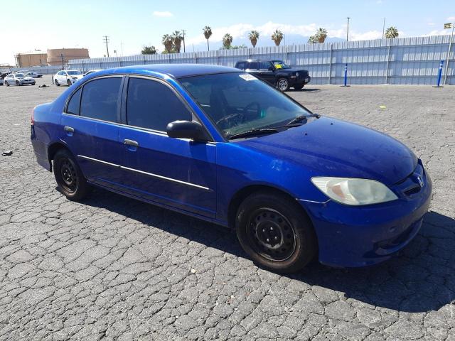 2HGES16324H599719 - 2004 HONDA CIVIC DX VP BLUE photo 4