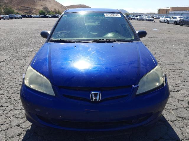 2HGES16324H599719 - 2004 HONDA CIVIC DX VP BLUE photo 5