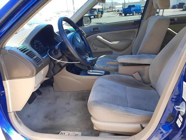 2HGES16324H599719 - 2004 HONDA CIVIC DX VP BLUE photo 7