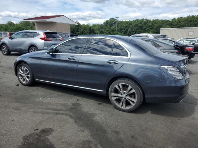 55SWF4KB7GU166072 - 2016 MERCEDES-BENZ C 300 4MATIC GRAY photo 2