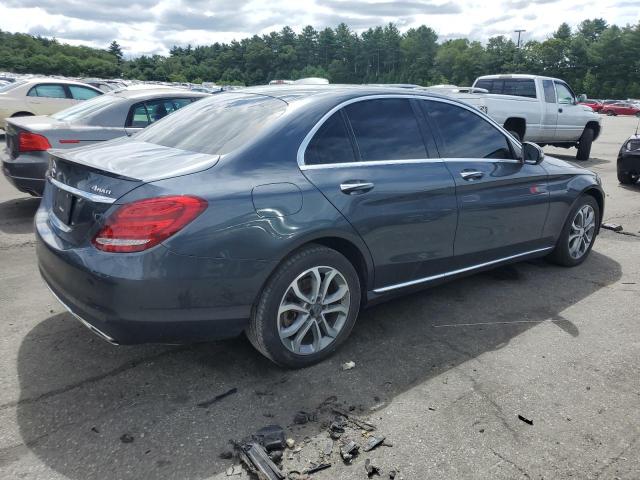 55SWF4KB7GU166072 - 2016 MERCEDES-BENZ C 300 4MATIC GRAY photo 3