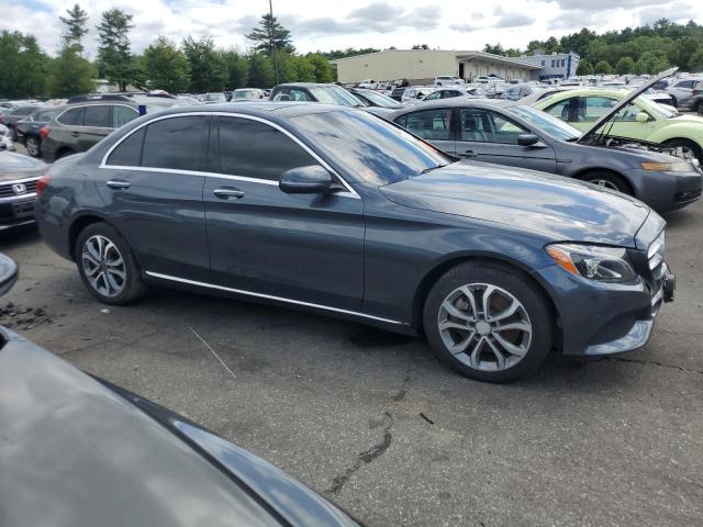 55SWF4KB7GU166072 - 2016 MERCEDES-BENZ C 300 4MATIC GRAY photo 4
