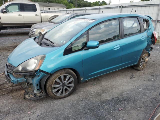 JHMGE8H50CC041776 - 2012 HONDA FIT SPORT BLUE photo 1