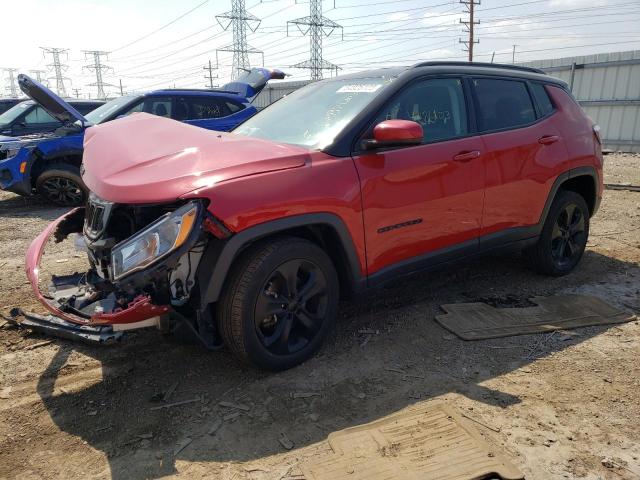 3C4NJDBB9JT454938 - 2018 JEEP COMPASS LATITUDE RED photo 1