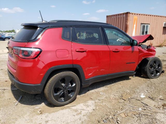 3C4NJDBB9JT454938 - 2018 JEEP COMPASS LATITUDE RED photo 3