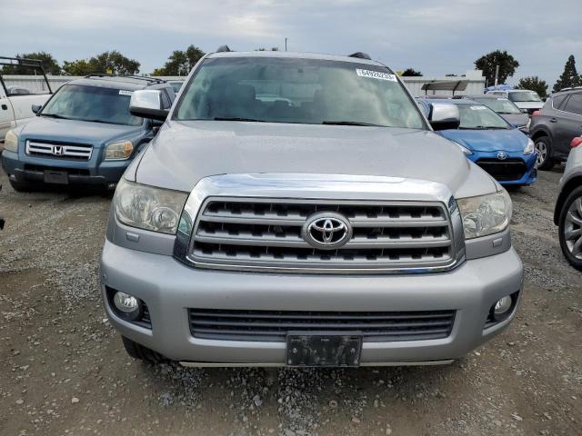 5TDBY67A48S002264 - 2008 TOYOTA SEQUOIA PLATINUM SILVER photo 5