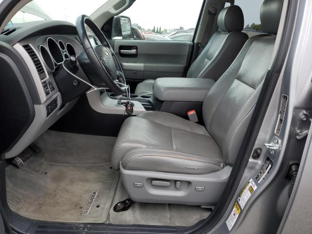 5TDBY67A48S002264 - 2008 TOYOTA SEQUOIA PLATINUM SILVER photo 7