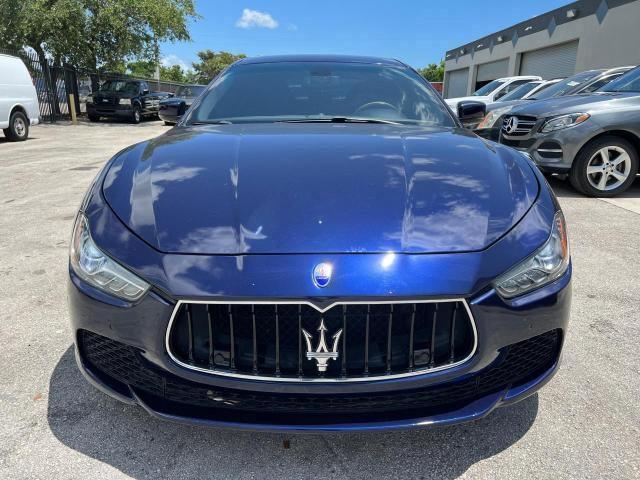 ZAM57RTAXF1143109 - 2015 MASERATI GHIBLI S BLUE photo 5