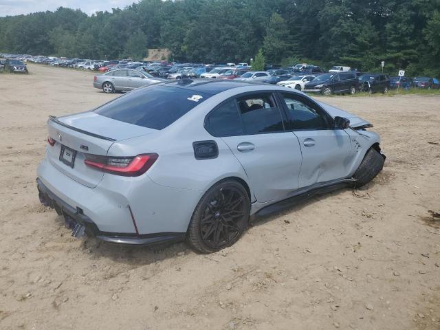 WBS33AY02PFR37513 - 2023 BMW M3 COMPETITION ნაცრისფერი ფოტო 3