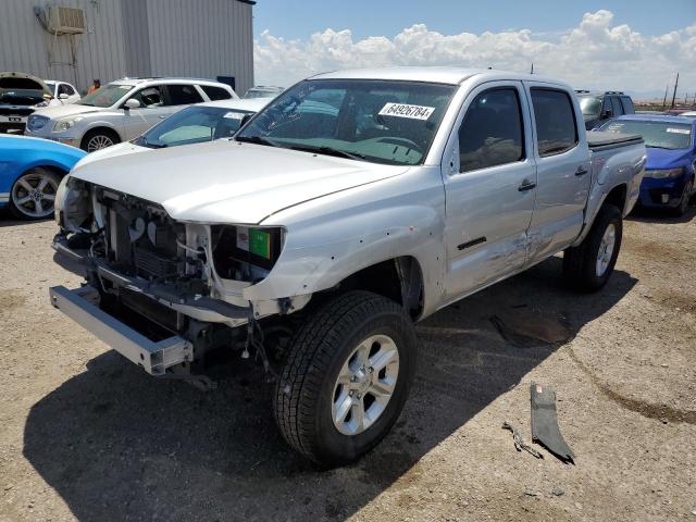 5TFJU4GN6CX015647 - 2012 TOYOTA TACOMA DOUBLE CAB PRERUNNER SILVER photo 1