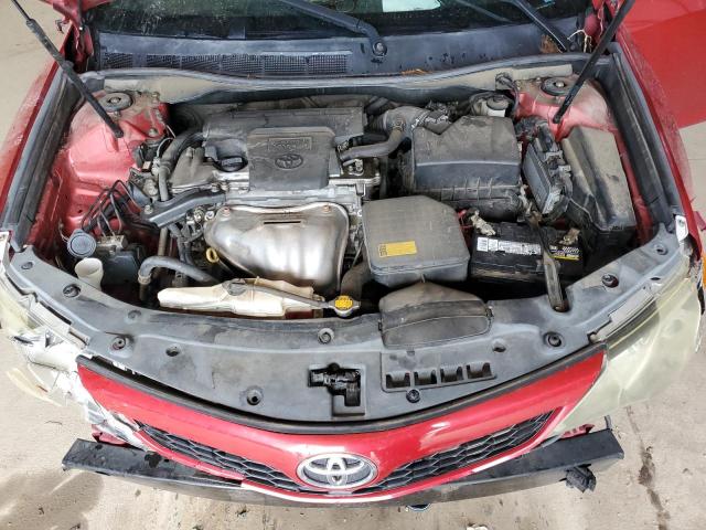 4T1BF1FK4DU675513 - 2013 TOYOTA CAMRY L RED photo 11