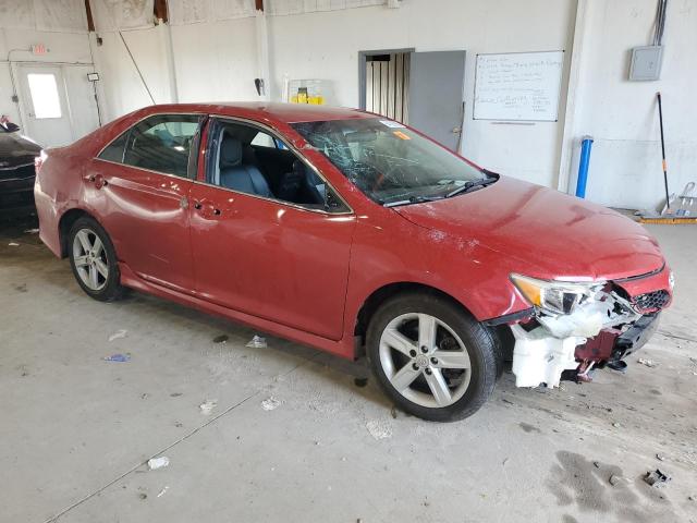 4T1BF1FK4DU675513 - 2013 TOYOTA CAMRY L RED photo 4