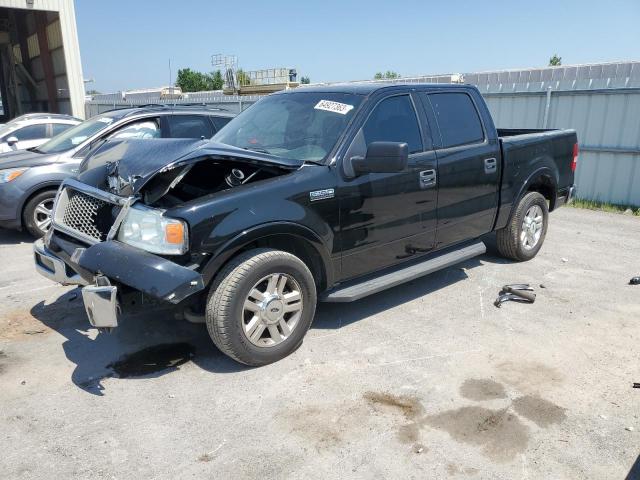 1FTPW12524KD70260 - 2004 FORD F150 SUPERCREW BLACK photo 1