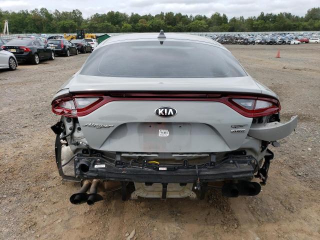 KNAE45LC2K6059657 - 2019 KIA STINGER GT1 GRAY photo 6