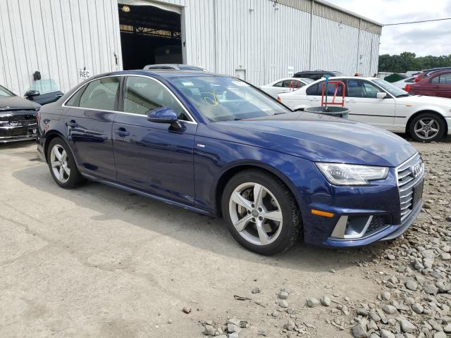 WAUDNAF45KA022525 - 2019 AUDI A4 PREMIUM BLUE photo 4