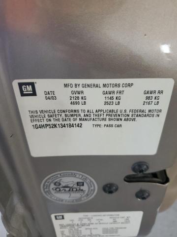 1G4HP52K134184142 - 2003 BUICK LESABRE CUSTOM 棕色 照片 12