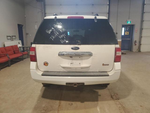1FMFU16549LA04454 - 2009 FORD EXPEDITION XLT WHITE photo 6