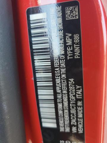 ZACCJBCT1GPD28754 - 2016 JEEP RENEGADE TRAILHAWK RED photo 13