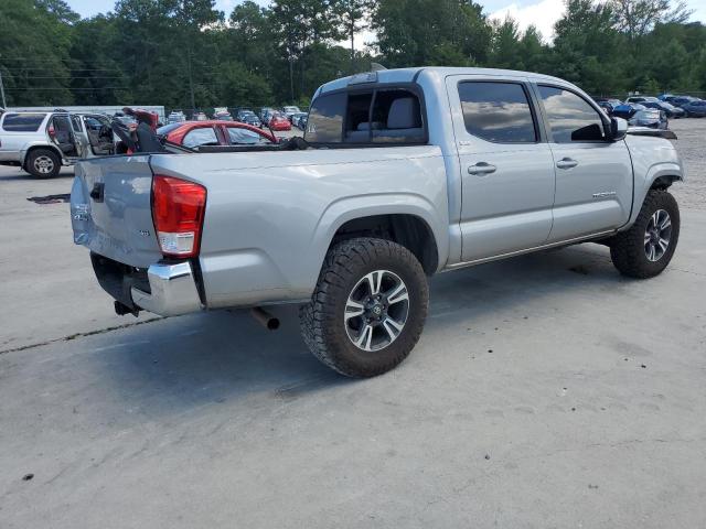 5TFCZ5AN4GX022773 - 2016 TOYOTA TACOMA DOUBLE CAB SILVER photo 3