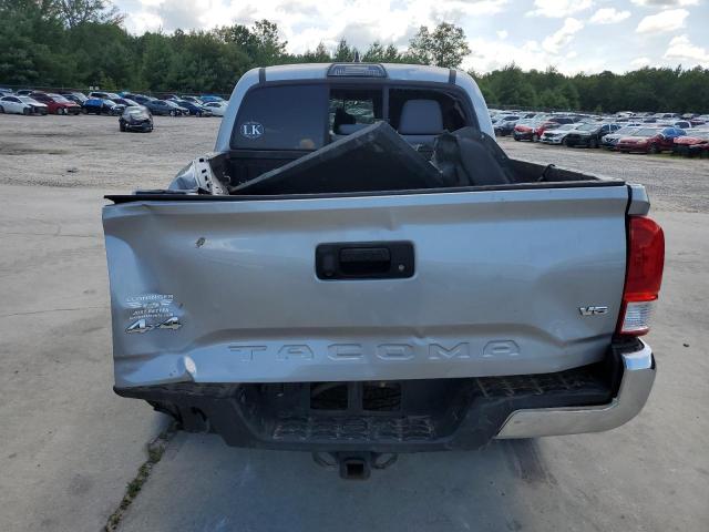 5TFCZ5AN4GX022773 - 2016 TOYOTA TACOMA DOUBLE CAB SILVER photo 6