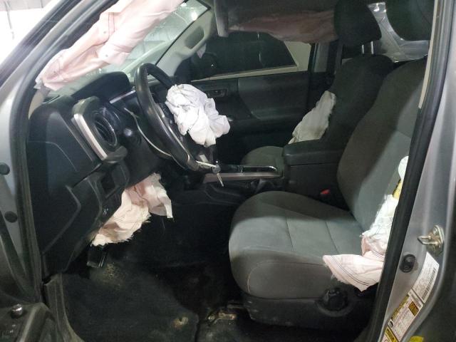 5TFCZ5AN4GX022773 - 2016 TOYOTA TACOMA DOUBLE CAB SILVER photo 7