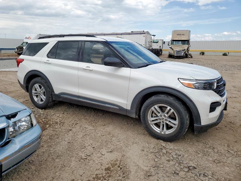 1FMSK7DH0LGD05579 - 2020 FORD EXPLORER XLT WHITE photo 4