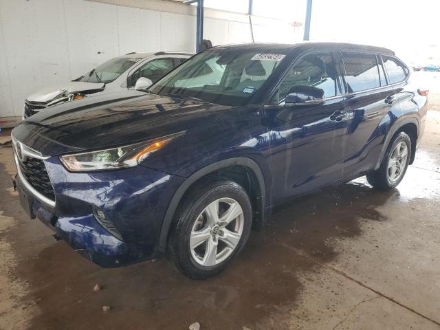 5TDZZRAHXNS547108 - 2022 TOYOTA HIGHLANDER L BLUE photo 1