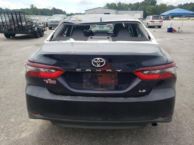 4T1C11AK4NU656665 - 2022 TOYOTA CAMRY LE BLUE photo 6