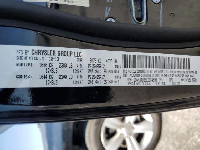 1C4NJRBB8ED664598 - 2014 JEEP PATRIOT SPORT შავი ფოტო 13