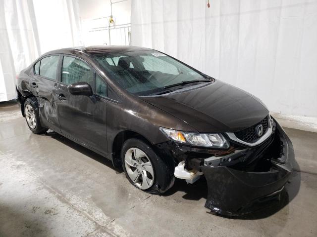 2HGFB2F5XEH530208 - 2014 HONDA CIVIC LX BROWN photo 4