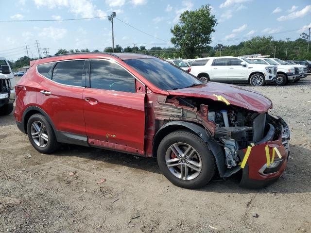5XYZUDLB5JG511618 - 2018 HYUNDAI SANTA FE S RED photo 4