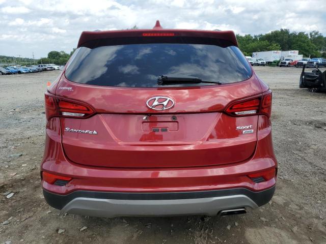 5XYZUDLB5JG511618 - 2018 HYUNDAI SANTA FE S RED photo 6
