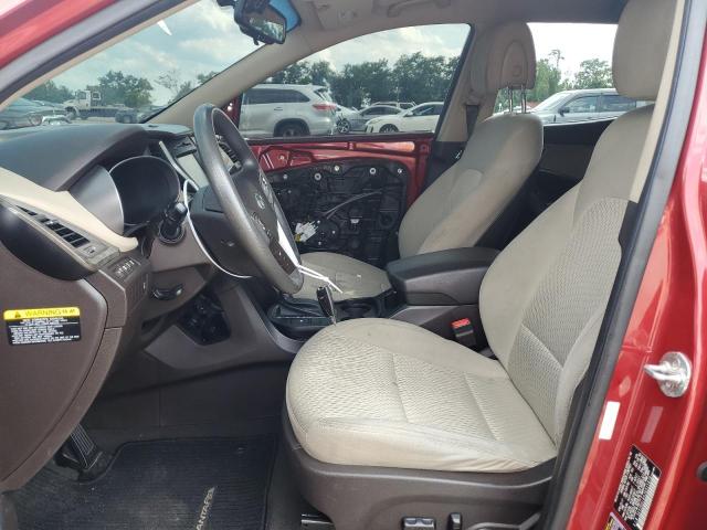 5XYZUDLB5JG511618 - 2018 HYUNDAI SANTA FE S RED photo 7