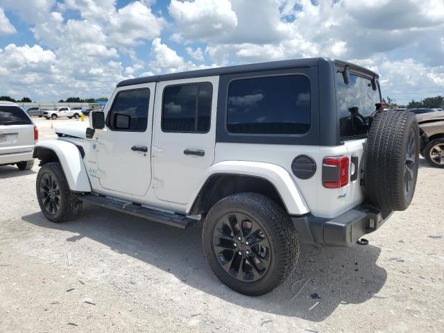 1C4JJXP6XMW767166 - 2021 JEEP WRANGLER U SAHARA 4XE WHITE photo 2