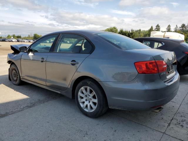 3VW1K7AJ2CM334687 - 2012 VOLKSWAGEN JETTA BASE GRAY photo 2