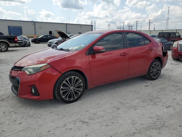 5YFBURHE5FP290705 - 2015 TOYOTA COROLLA L RED photo 1