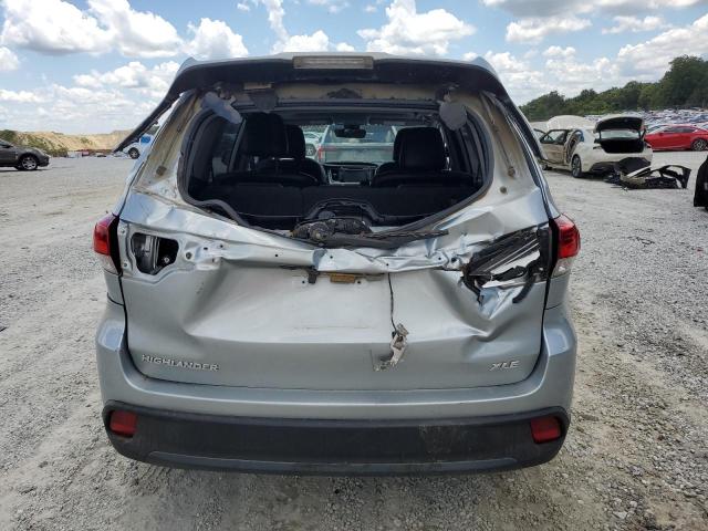 5TDKZRFH0KS566109 - 2019 TOYOTA HIGHLANDER SE SILVER photo 6