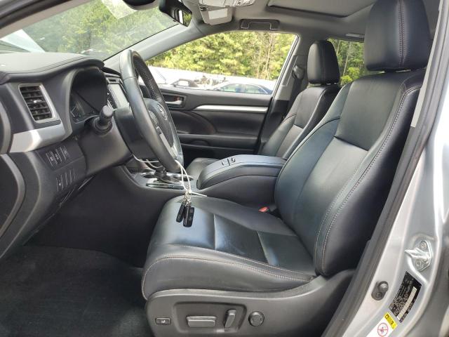 5TDKZRFH0KS566109 - 2019 TOYOTA HIGHLANDER SE SILVER photo 7