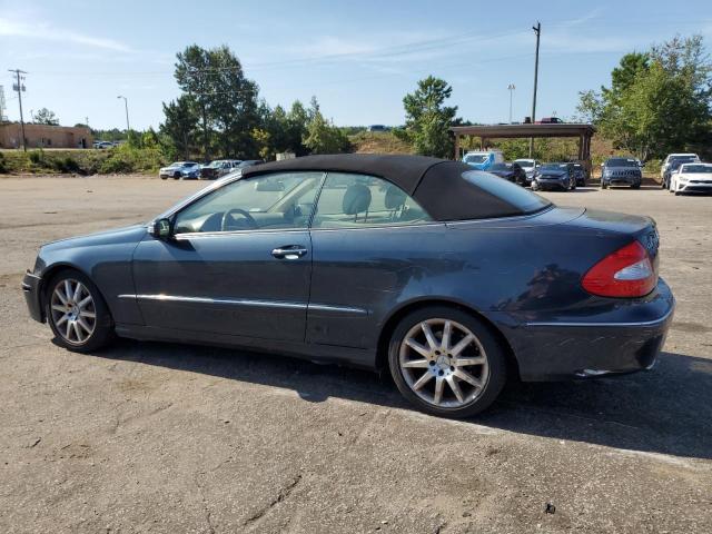 WDBTK56F07T078611 - 2007 MERCEDES-BENZ CLK 350 BLUE photo 2
